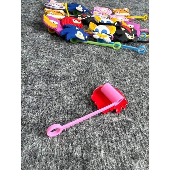 Sonic The Hedgehog Straw Toppers Set Of 10 - Picture 4 of 6